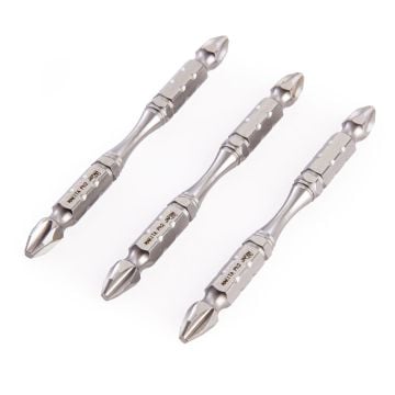 Makita B-12326 Impact Torsion Double Ended PH2 Bit 85mm x3 Pcs