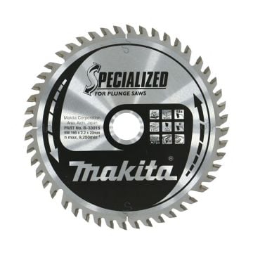 Makita B-33015 Specialized Plunge Saw Blade 165mm x 20mm x 48T