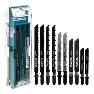 Makita B-44410 Assorted Jigsaw Blade Set x10 Pcs