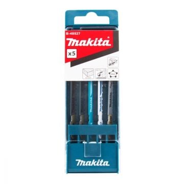 Makita B-48527 Assorted Jigsaw Blade Set x5 Blades For Wood & Metal