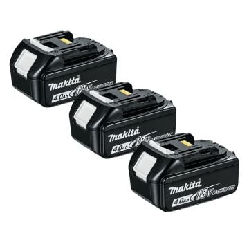 Makita BL1840X3 18v LXT 4.0Ah Li-Ion Battery Triple Pack