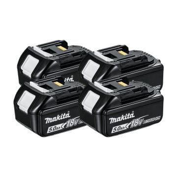 Makita BL1850X4 18v LXT 5.0Ah Li-Ion Battery Quad Pack