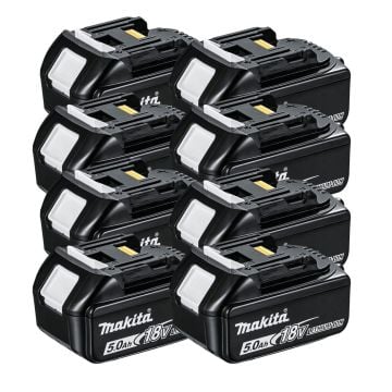 Makita BL1850X8 18v LXT 5.0Ah Li-Ion Battery x8 Pack
