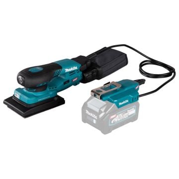 Makita BO005CGZ 40v Max XGT 80mm x 130mm Orbital Sander Body Only Inc Battery Adapter