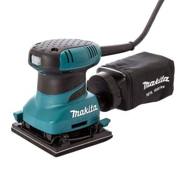 Makita BO4556 Orbital Clamp Finishing Palm Sander Inc Dustbag