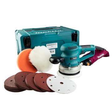 Makita BO6030JX1 152mm Random Orbit Sander 6" inc Accessories