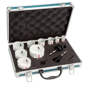 Makita D-47282 Electricians Holesaw Kit x12 Pcs In Carry Case