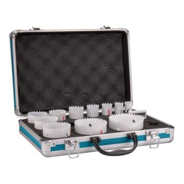 Makita D-47298 Plumbers Holesaw Kit x14 Pcs In Carry Case