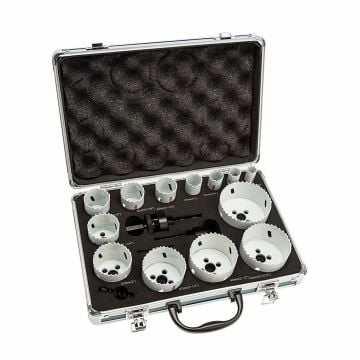 Makita D-47307 Universal Holesaw Kit ALU CAS x16 Pcs In Carry Case