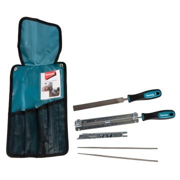Makita D-72160 4.5mm Chain Blade Sharpening Set In Roll Up Pouch