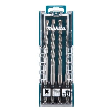 Makita D-74728 TCT SDS+ Plus Drill Bit Set x4 Pcs