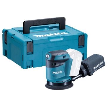 Makita DBO180ZJ 18v LXT 125mm Random Orbit Sander Body Only In Makpac Carry Case