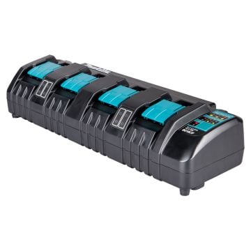 Makita DC18SF 14.4v - 18v LXT Li-Ion Four Port Charger 240v