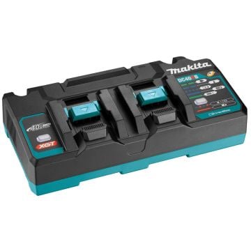 Makita DC40RB 191N14-5 40v Max XGT Li-Ion Twin Port Rapid Battery Charger 240v