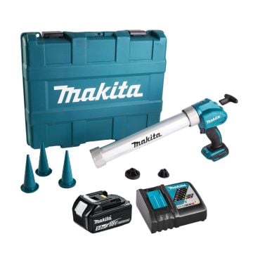 Makita DCG180RTB 18v LXT Cordless Caulking Gun Inc 1x 5.0Ah Battery