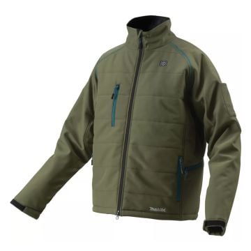 Makita DCJ205ZO 14.4/18v LXT Heated Jacket Olive Green