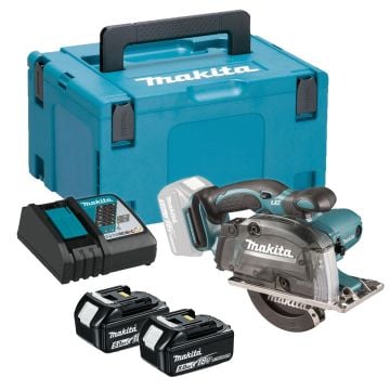Makita DCS552RTJ 18v LXT 136mm Cordless Metal Cutting Saw 2x 5.0Ah Batts