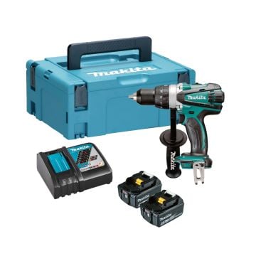 Makita DDF458RTJ 18v LXT Cordless 2-Speed Drill Driver Inc 2x 5.0Ah Batts