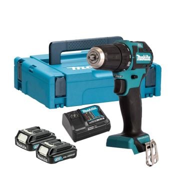 Makita DF332DSAJ 12v Max CXT Cordless Brushless Drill Driver Inc 2x 2.0Ah Batts