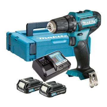 Makita DF333DWAE 12v MAX CXT Slide Cordless Drill Driver Inc 2x 2.0Ah Batts 