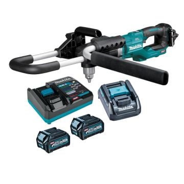 Makita DG001GD201 40v Max XGT Cordless Brushless Earth Auger Inc 2x 2.5Ah Batts