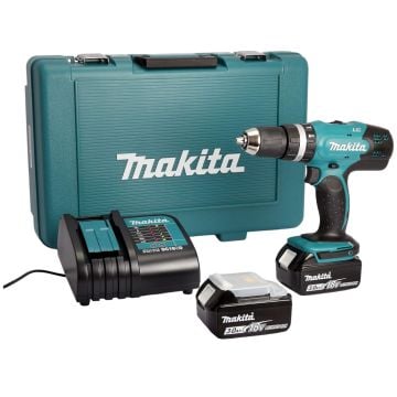 Makita DHP453SFE 18v Cordless Combi Drill Inc 2x 3.0Ah Batts
