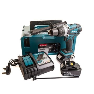 Makita DHP458RMJ 18v LXT 2-Speed Combi Drill inc 2x 4.0Ah Batts