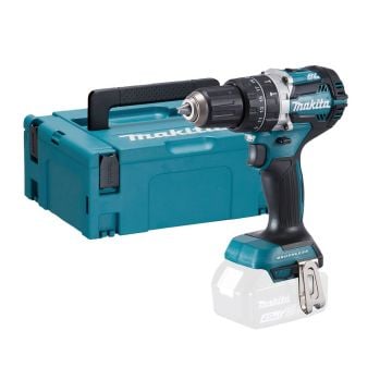 Makita DHP484ZJ 18v LXT Brushless 2-Speed Combi Drill Body Only In Makpac Carry Case