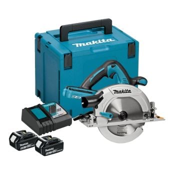 Makita DHS710RTJ Twin 18v LXT 190mm Circular Saw Inc 2x 5.0Ah Batts