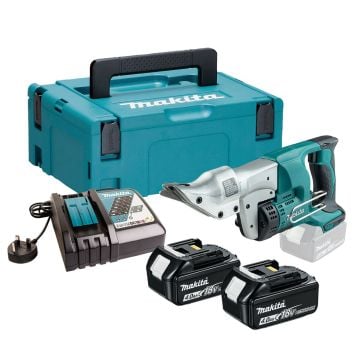 Makita DJS130RMJ 18v LXT 1.3mm Metal Shear inc 2x 4.0Ah Batts