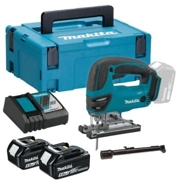 Makita DJV180RTJ 18v LXT Cordless Jigsaw Inc 2x 5.0Ah Batts