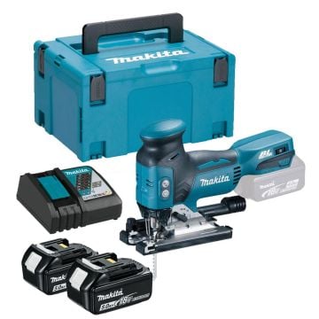 Makita DJV181RTJ 18v LXT Barrel Grip Brushless Jigsaw Inc 2x 5.0Ah Batts