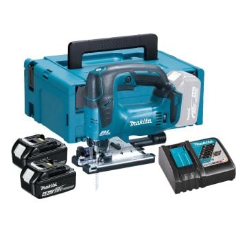 Makita DJV182RMJ 18v LXT Bow Handle Brushless Jigsaw Inc 2x 4.0Ah Batts