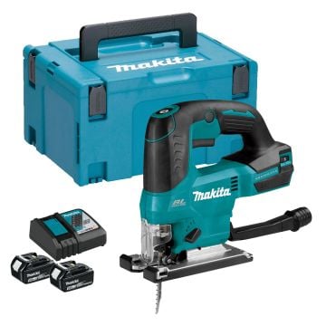 Makita DJV184RTJ 18v LXT Cordless Brushless Top Handle Jigsaw Inc 2x 5.0Ah Batts