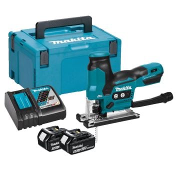 Makita DJV185RTJ 18v LXT Cordless Brushless Barrel Grip Jigsaw Inc 2x 5.0Ah Batts
