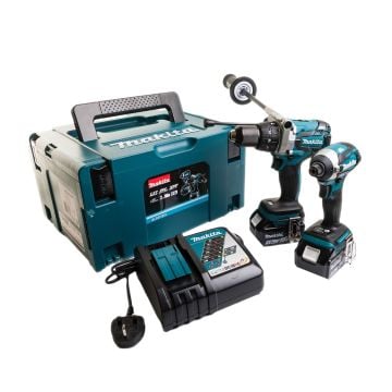 Makita DLX2176TJ 18v Brushless Impact Driver/Combi Drill Twin Kit inc 2x 5.0Ah Batts