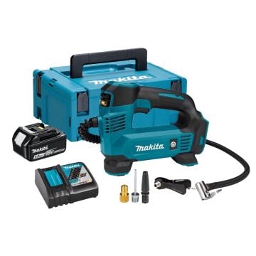 Makita DMP180RT1J 18v LXT Cordless Inflator Inc 1x 5.0Ah Battery
