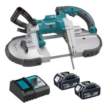 Makita DPB180RME 18v LXT Cordless Band Saw inc 2x 4.0Ah Batts