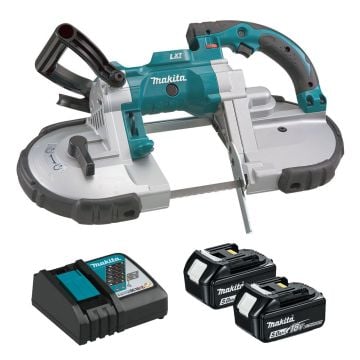 Makita DPB180RTE 18v LXT Cordless Band Saw Inc 2x 5.0Ah Batts