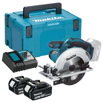 Makita DSS611RTJ 18v LXT 165mm Circular Saw Inc 2x 5.0Ah Batts