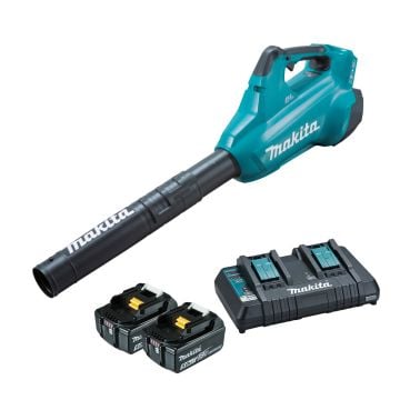 Makita DUB362PT2 Twin 18v LXT Brushless Cordless Blower Inc 2x 5.0Ah Batts