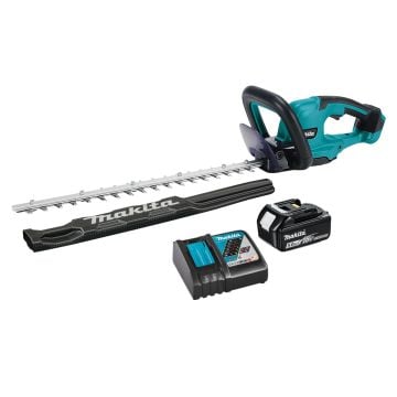 Makita DUH507RT 18v LXT 500mm/19.7" Cordless Hedge Trimmer Inc 1x 5.0Ah Battery