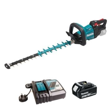 Makita DUH601RT 18v LXT 600mm/23.6" Brushless Hedge Trimmer Inc 1x 5.0Ah Battery