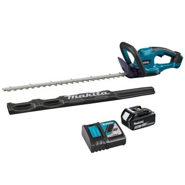 Makita DUH607RT 18v LXT 600mm/23.6" Cordless Hedge Trimmer Inc 1x 5.0Ah Battery