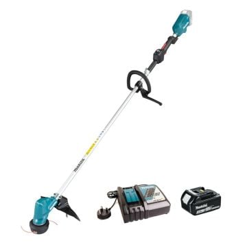 Makita DUR190LRT8 18v LXT Brushless Loop Handle Line Trimmer Inc 1x 5.0Ah Battery