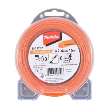 Makita E-01797 Four Leaf Nylon Cord 2.4mm x 15m