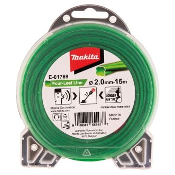 Makita E-01769 Four Leaf Nylon Cord 2.0mm x 15m