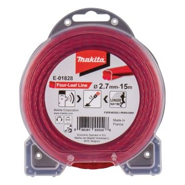 Makita E-01828 Four Leaf Nylon Cord 2.7mm x 15m