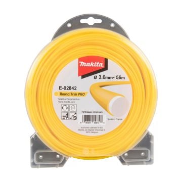 Makita E-02842 Round Trim Pro Nylon Strimmer Cord 3mm x 56m