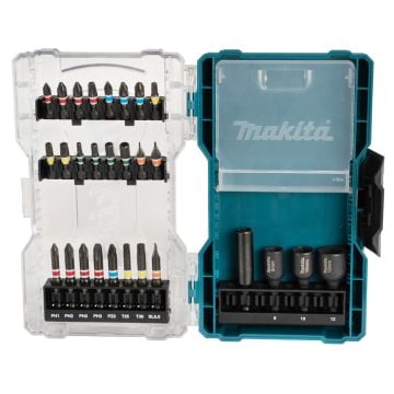 Makita E-07048 All Purpose Screw Bit & Socket Set x28 Pcs